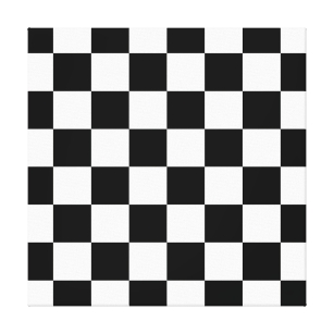 Black And White Checkerboard Wall Art & Décor